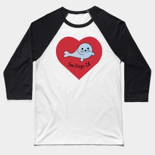 Cute San Diego Seal Baseball T-Shirt